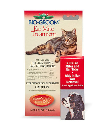 Bio-Groom Cat & Dog Ear Mite Treatment - 1 oz.